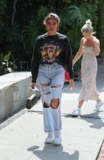 MADISON BEER in Ripped Denim Out in West Hollywood 05/21/2019