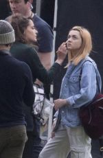 MAISIE WILLIAMS on the Set of The Owners in UK 05/10/2019