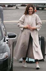 MANDY MOORE Boarding a Private Jet in Los Angeles 05/07/2019