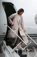 MANDY MOORE Boarding a Private Jet in Los Angeles 05/07/2019