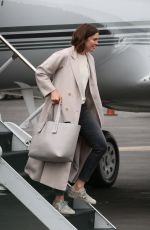 MANDY MOORE Boarding a Private Jet in Los Angeles 05/07/2019