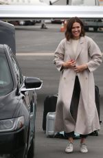 MANDY MOORE Boarding a Private Jet in Los Angeles 05/07/2019