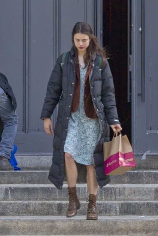 MARGARET QUALLEY on the Set of My Salinger Year in Montreal 05/28/2019