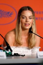 MARGOT ROBBIE at Once Upon a Time in Hollywood Press Conference in Cannes 05/22/2019