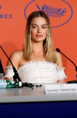 MARGOT ROBBIE at Once Upon a Time in Hollywood Press Conference in Cannes 05/22/2019