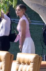 MARGOT ROBBIE on the Set of Photoshoot for Once Upon a Time in Hollywood 05/03/2019