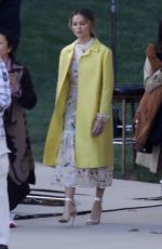 MARGOT ROBBIE on the Set of Photoshoot for Once Upon a Time in Hollywood 05/03/2019