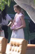 MARGOT ROBBIE on the Set of Photoshoot for Once Upon a Time in Hollywood 05/03/2019