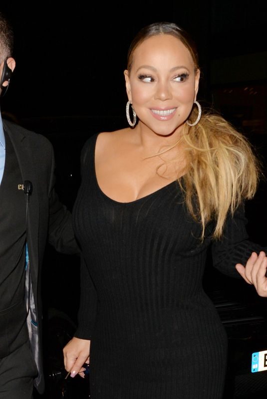 MARIAH CAREY at Novikov Restaurant in London 05/27/2019