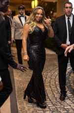 MARIAH CAREY Leaves Martinez Hotel in Cannes 05/17/2019