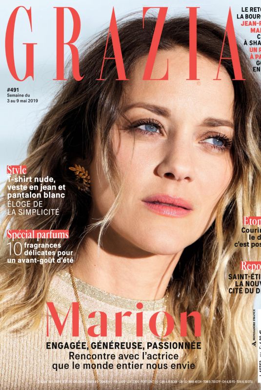 MARION COTILLARD in Grazia Magazine, May 2019