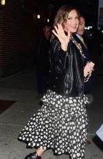 MARISKA HARGITAY Leaves Late Show with Stephen Colbert 05/01/2019