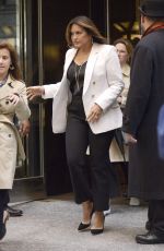 MARISKA HARGITAY Leaves NBC Upfronts in New York 05/13/2019
