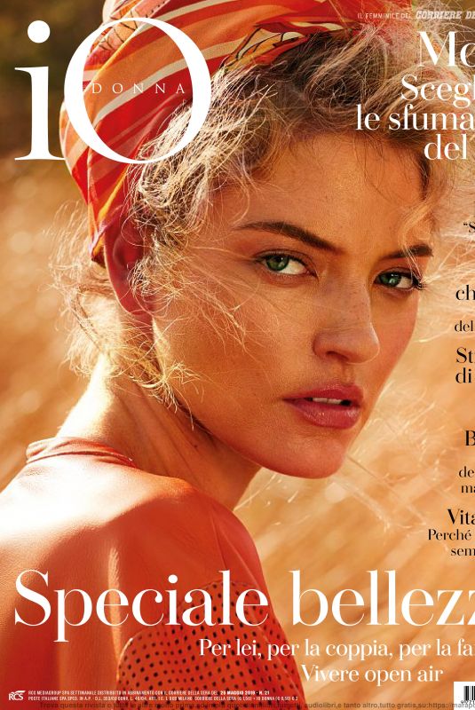 MARTHA HUNT in Io Donna Del Corriere Della Sera, May 2019