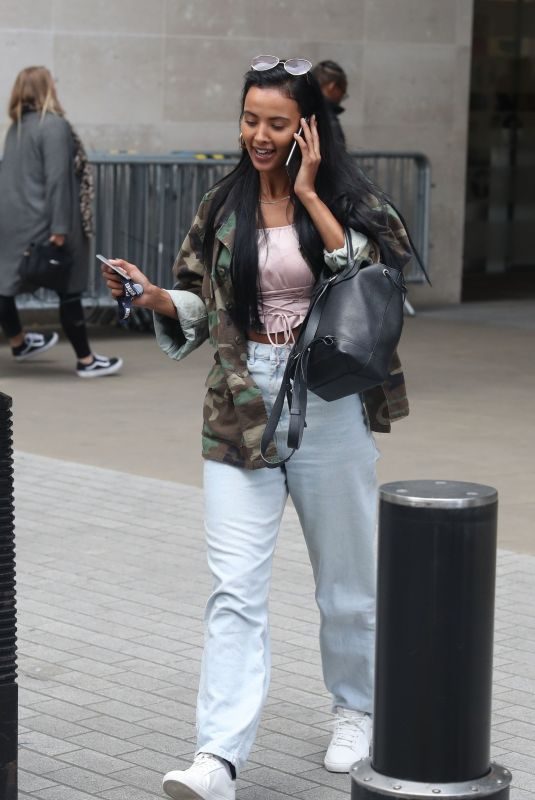 MAYA JAMA Leaves BBC Studios in London 05/02/2019