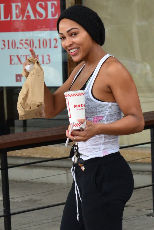 MEAGAN GOOD at a Gym in West Hollywood 05/08/2019