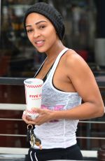 MEAGAN GOOD at a Gym in West Hollywood 05/08/2019