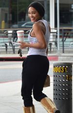 MEAGAN GOOD at a Gym in West Hollywood 05/08/2019