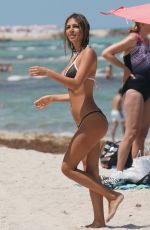 MELISSA CASTAGNOLI in Bikini at a Beach in Miami 05/20/2019