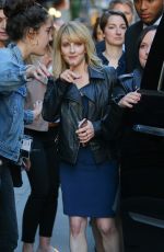 MELISSA RAUCH Leaves Stephen Colbert Show in New York 05/16/2019