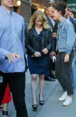 MELISSA RAUCH Leaves Stephen Colbert Show in New York 05/16/2019