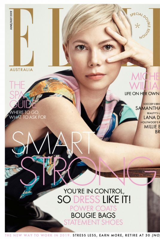 MICEHELLE WILLIAMS in Elle Magazine, Australia June 2019