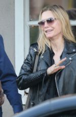 MICHELLE PFEIFFER at Caffe Delfini in Santa Monica 05/11/2019