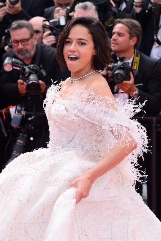 MICHELLE RODRIGUEZ at Once Upon a Time in Hollywood Screening at Cannes Film Festival 05/21/2019