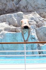 MICHELLE RODRIGUEZ in Bikini at Hotel Du Cap-eden-roc in Cannes 05/22/2019