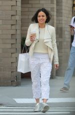 MICHELLE RODRIGUEZ Shopping at Apple Store in New York 05/15/2019