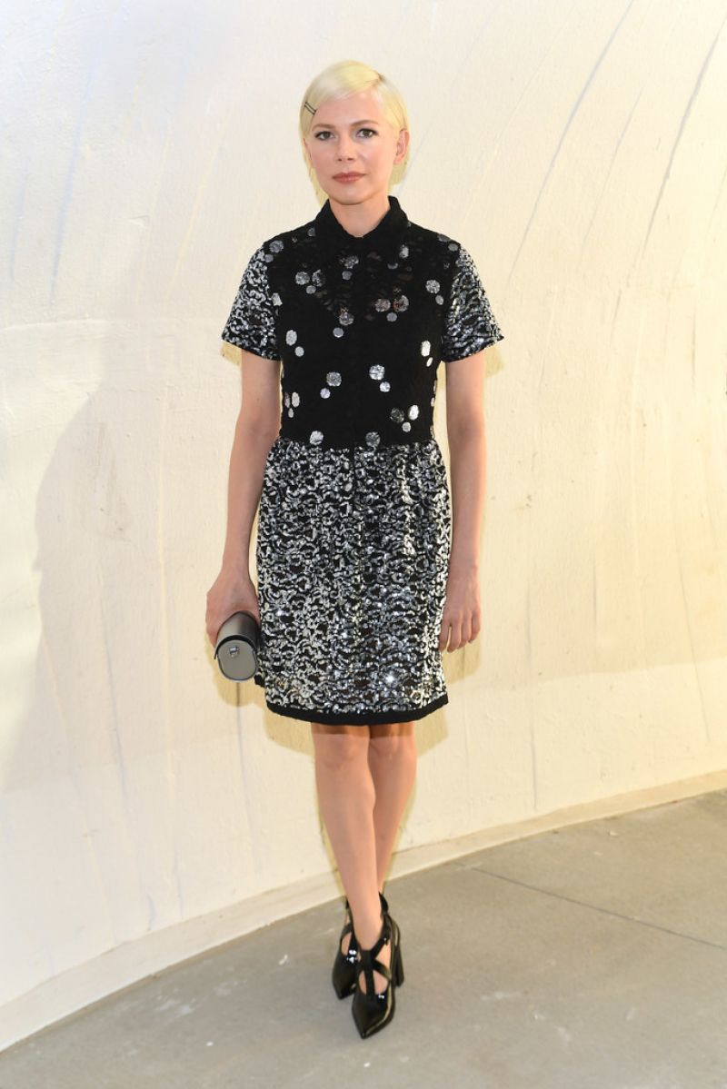 MICHELLE WILLIAMS at Louis Vuitton Cruise 2020 Fashion Show at JFK Airport in New Yokr 05/08 ...