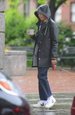 MICHELLE WILLIAMS Out and About with Her Dog in New York 05/23/2019