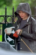 MICHELLE WILLIAMS Out and About with Her Dog in New York 05/23/2019