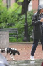 MICHELLE WILLIAMS Out and About with Her Dog in New York 05/23/2019