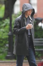 MICHELLE WILLIAMS Out and About with Her Dog in New York 05/23/2019