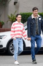 MILA KUNIS and Ashton Kutcher Out in Los Angeles 05/15/2019