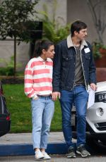 MILA KUNIS and Ashton Kutcher Out in Los Angeles 05/15/2019