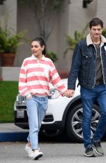 MILA KUNIS and Ashton Kutcher Out in Los Angeles 05/15/2019