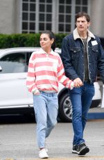 MILA KUNIS and Ashton Kutcher Out in Los Angeles 05/15/2019
