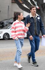 MILA KUNIS and Ashton Kutcher Out in Los Angeles 05/15/2019