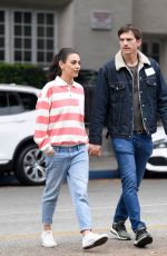 MILA KUNIS and Ashton Kutcher Out in Los Angeles 05/15/2019