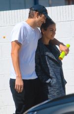 MILA KUNIS and Ashton Kutcher Out in Los Angeles 05/17/2019