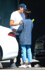MILA KUNIS and Ashton Kutcher Out in Los Angeles 05/17/2019