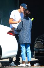 MILA KUNIS and Ashton Kutcher Out in Los Angeles 05/17/2019