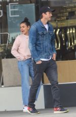 MILA KUNIS and Ashton Kutcher Shopping for Furniture at Orange Store in West Hollywood 05/23/2019