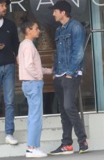 MILA KUNIS and Ashton Kutcher Shopping for Furniture at Orange Store in West Hollywood 05/23/2019