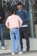 MILA KUNIS and Ashton Kutcher Shopping for Furniture at Orange Store in West Hollywood 05/23/2019