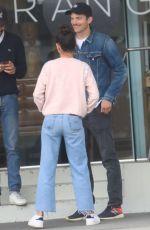 MILA KUNIS and Ashton Kutcher Shopping for Furniture at Orange Store in West Hollywood 05/23/2019