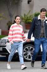 MILA KUNIS and Ashton Kutcher Tour a Potential Preschool in Los Angeles 05/15/2019