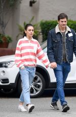 MILA KUNIS and Ashton Kutcher Tour a Potential Preschool in Los Angeles 05/15/2019